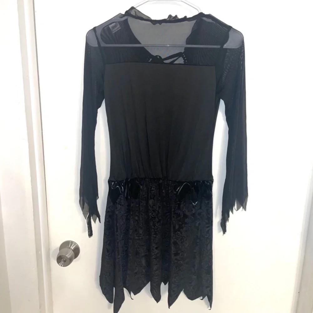 NWOT Girls Dress For Angel,Witch,Ghost Black Halloween Costume Cosplay Size XXL